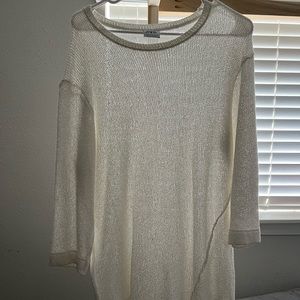 Zara loose knit sweater shirt